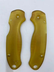 1 Pair Custom Made PEI Grip Knife Handle Scales for Spyderco C223 Para3 Knives 07FC0E-D4 - KOEEK