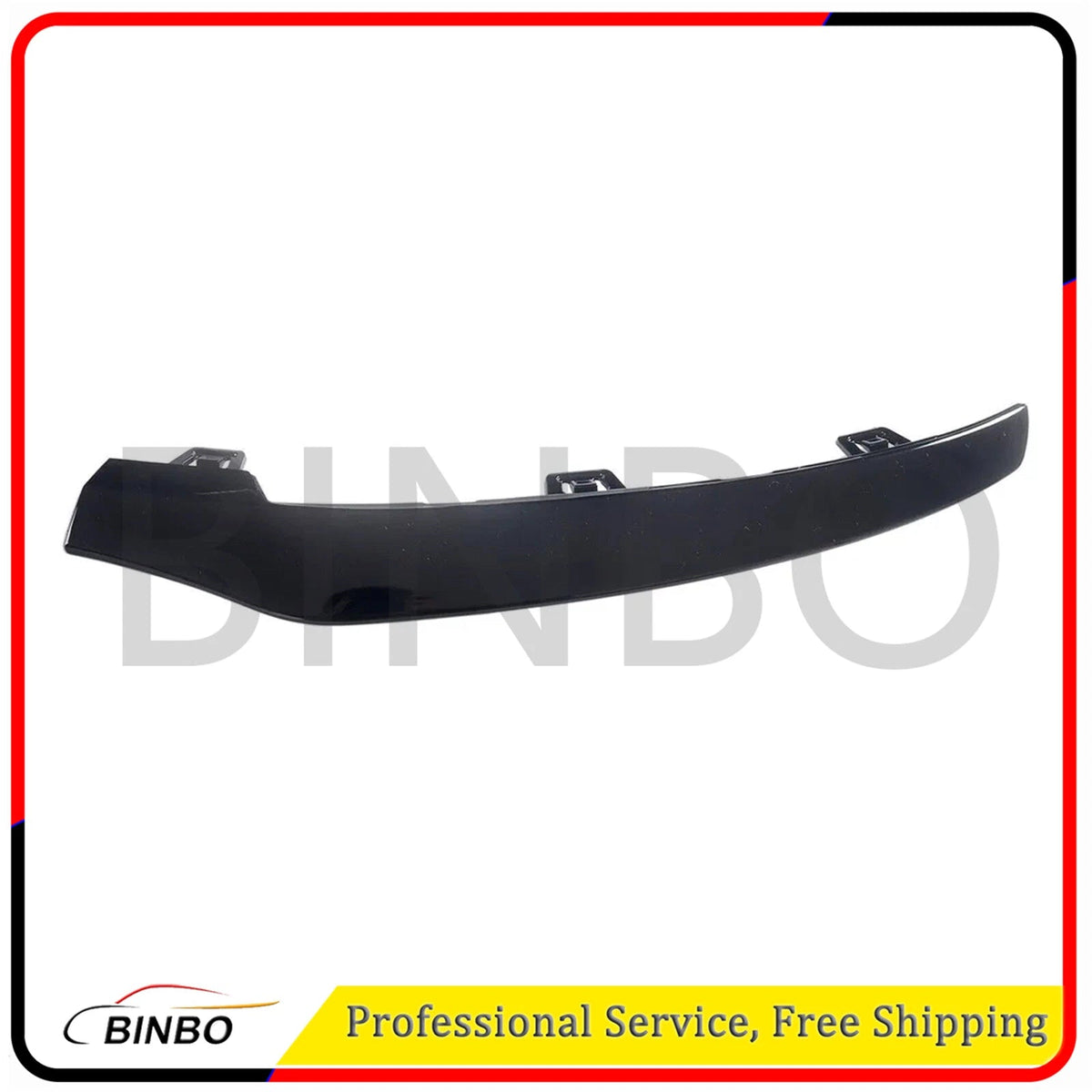 Left Driver LH Front Bumper Lip Black Trim Fit For 2017-2019 Mercedes X253 GLC 07FC0E-D4 - KOEEK