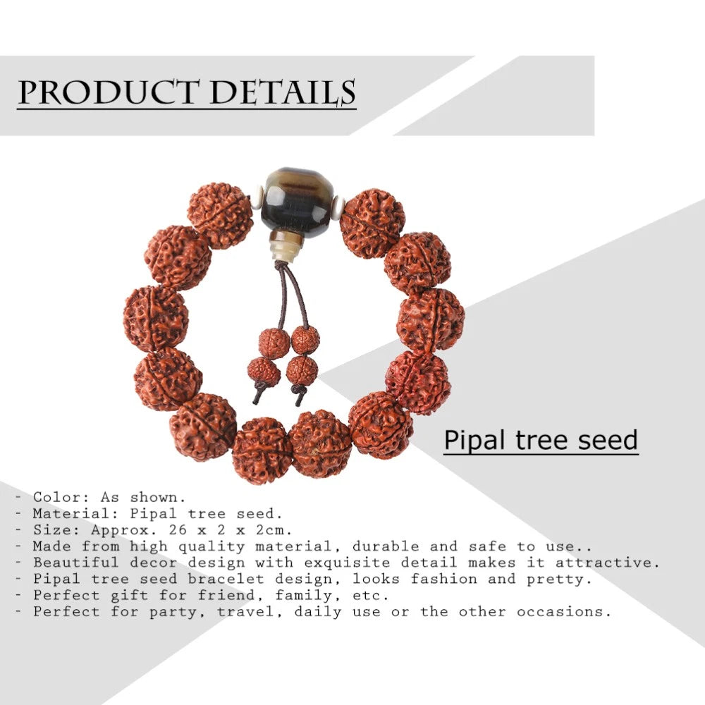 Bodhi Hand Bracelet Natural Bodhi Bracelet Ornament Chic Bracelet 07FC0E-D4 - KOEEK