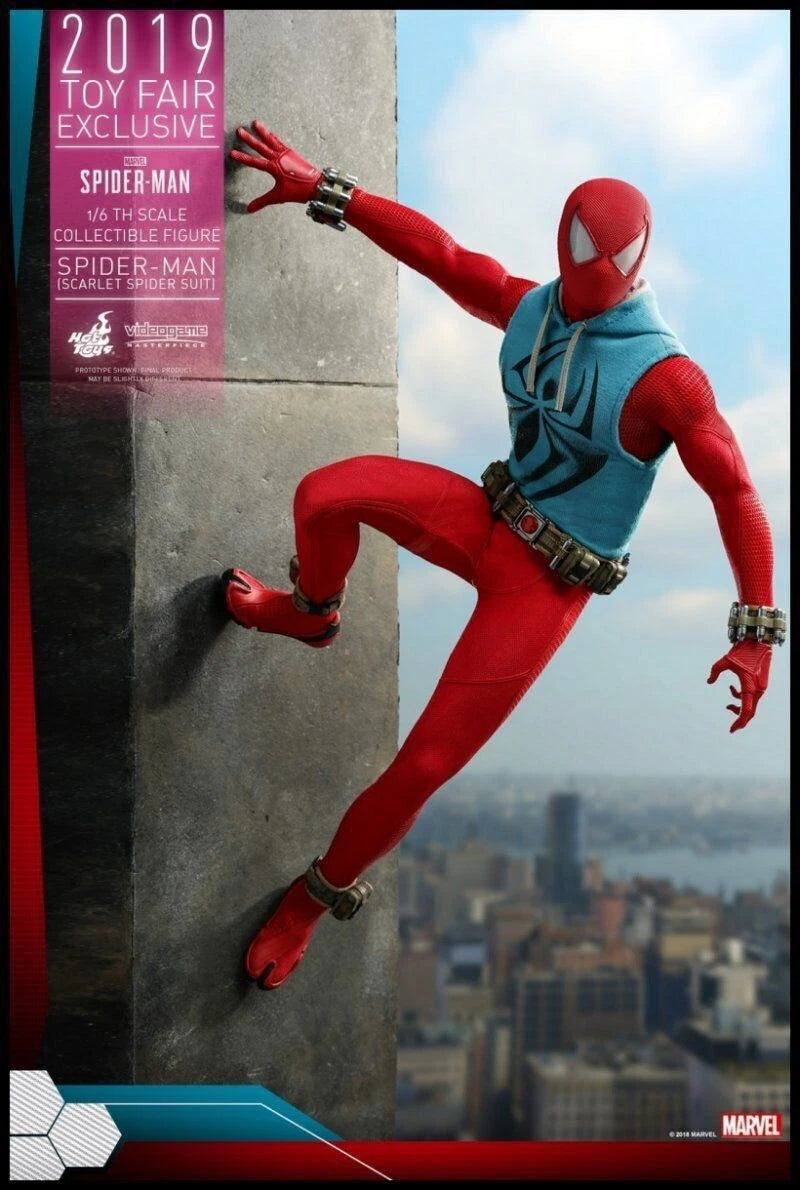 Hot Toys VGM34 Marvel's Spider-Man (Scarlet Spider Suit) 1/6 Action Figure HOT_TOYS - KOEEK