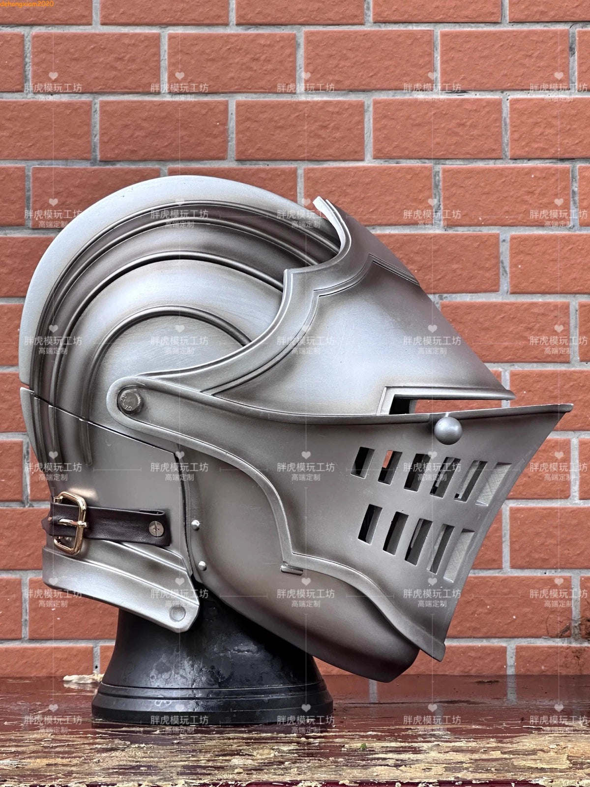 1:1 Dark Souls Knight Oscar Cosplay Helmet Medieval Halloween Party Mask Props 07FC0E-D4 - KOEEK