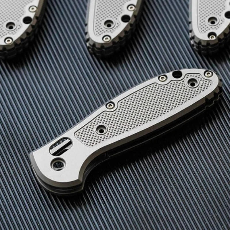 1 Pair Custom Made Titanium Alloy Handle Scales for Benchmade Griptilian 556 07FC0E-D4 - KOEEK