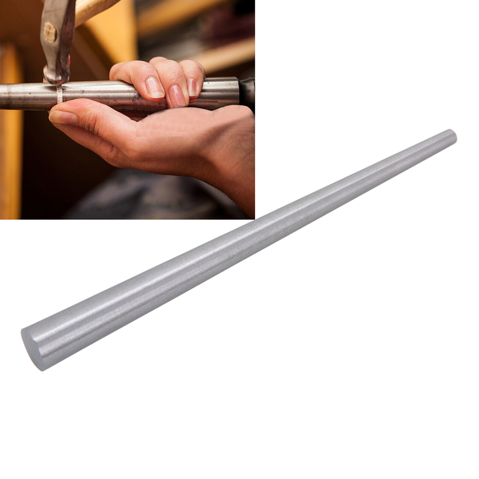 new Stainless Steel Ring Enlarger Stick Mandrel Sizer Tool For Jewelry Making A koeek - KOEEK