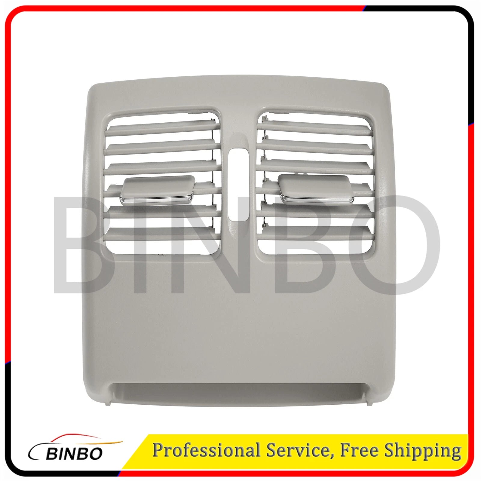 Rear Air Grille AC Outlet Air Vent for Mercedes-Benz C Class W204 07-13 Gray 07FC0E-D4 - KOEEK