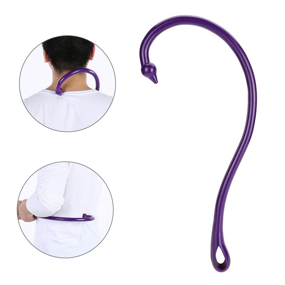 new Back Hook Massager Neck Self Muscle Pressure Stick Body Trigger Point Massage KL koeek - KOEEK