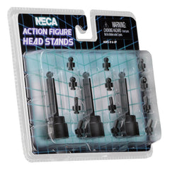 NECA Action Figure Head Display Stands 3pcs Set Black Fits Most 6" to 8" Figure NECA - KOEEK