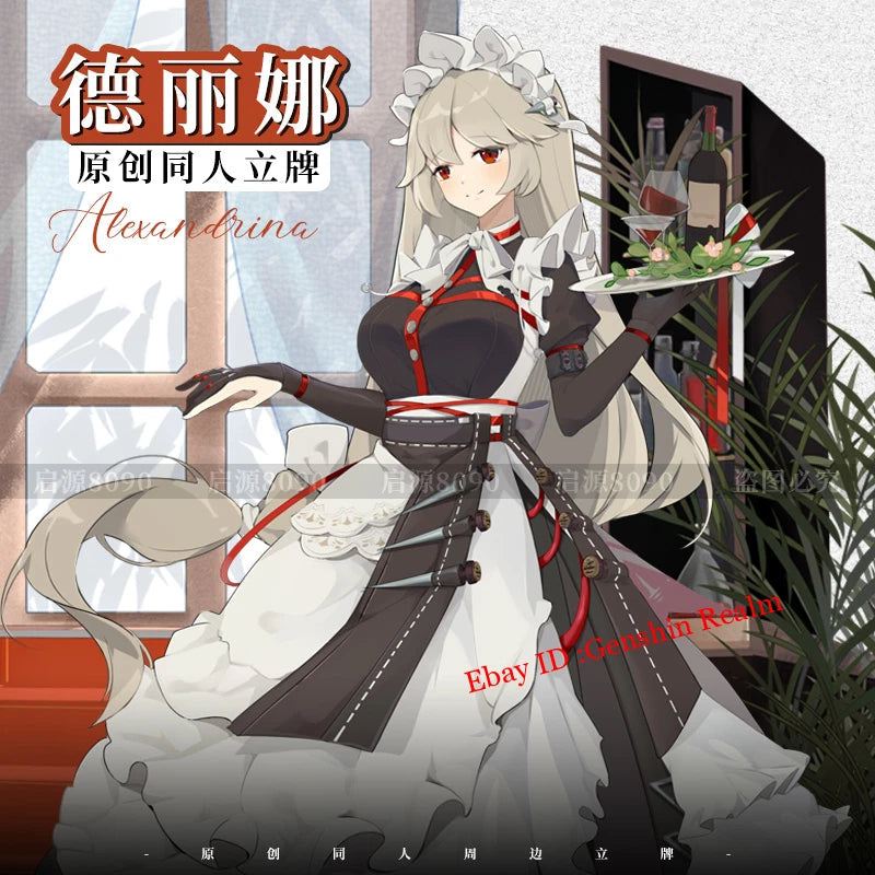 Anime Zenless Zone Zero Alexandrina Sebastiane Acrylic Desktop Stand Collection 07FC0E-D4 - KOEEK