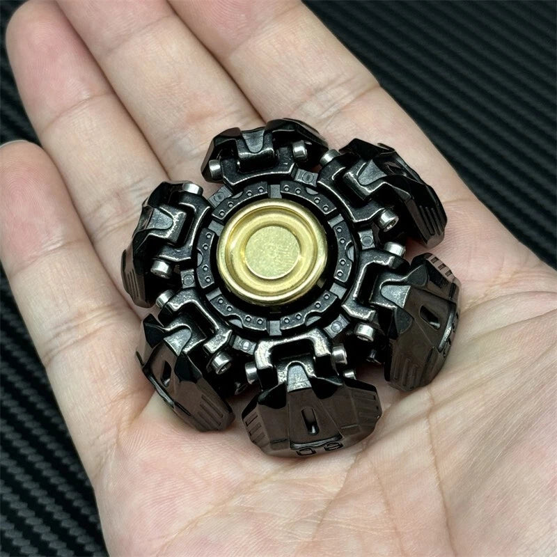 EDC Novel Open Armor UFO Hand Spinner Metal Fidget Spinner Stress Relief Toys 07FC0E-D4 - KOEEK