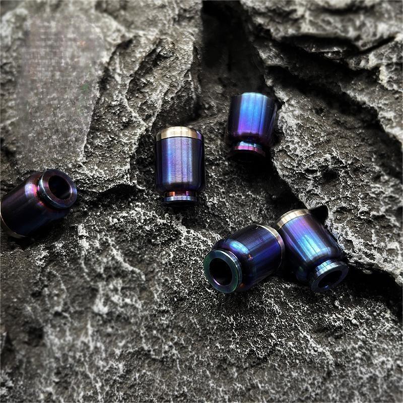 Titanium Alloy Knife Lanyard Bead Bottle Shape Paracord End Pendant Zip Pull EDC 07FC0E-D4 - KOEEK