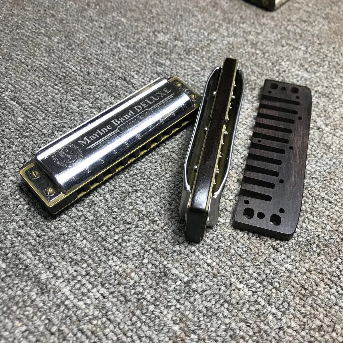 Hot Sandalwood Harmonica Comb for Hohner MB1896 / MBD / MBC / SP20 / Rocket 07FC0E-D4 - KOEEK