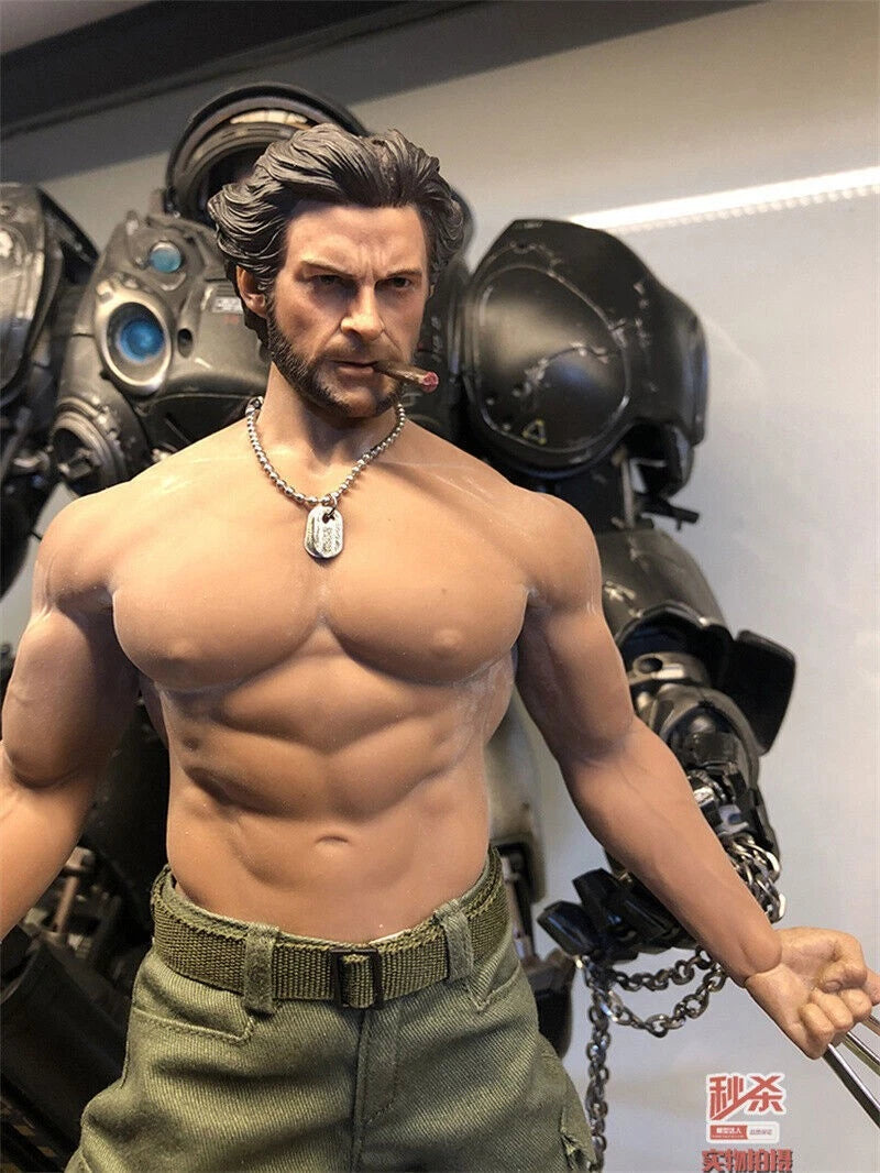 1/6 X-Men Wolverine Logan Hugh Jackman Figure Model DIY Kit Collectible Doll Toy 07FC0E-D4 - KOEEK