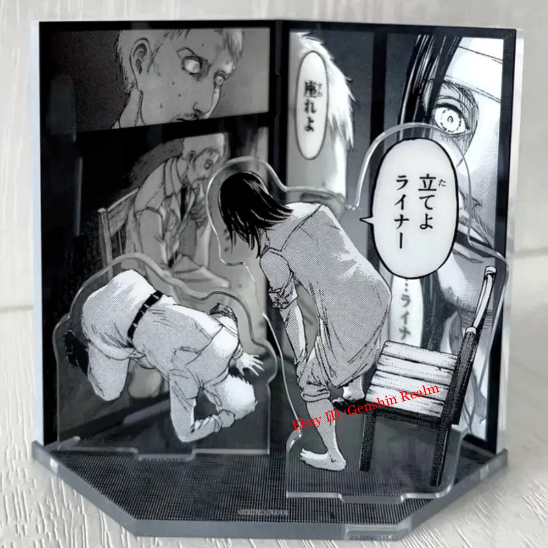 Anime Attack On Titan Reiner Classic scene Desktop Stand Figure Collection Decor 07FC0E-D4 - KOEEK