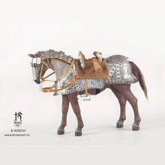 Brown Art Horse Armor Made for Duke of Saxony Collectible Prop  In Stock BROWN_ART - KOEEK