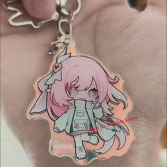 Anime Honkai Impact 3 Elysia Cute Acrylic Keychain Backpack Pendant Decor Gift 07FC0E-D4 - KOEEK