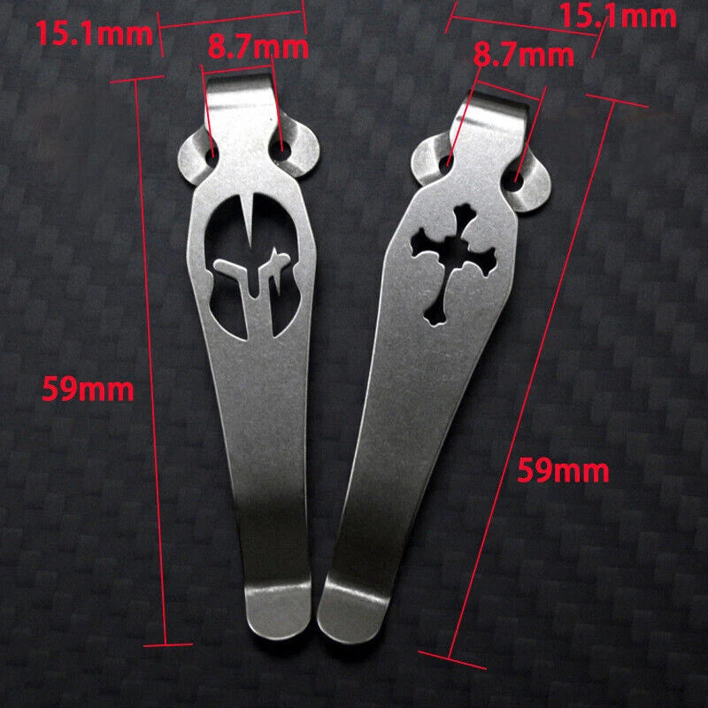 Titanium Alloy Deep Carry Pocket Clip Back Clip For BENCHMADE Osborne 940,941 + 07FC0E-D4 - KOEEK