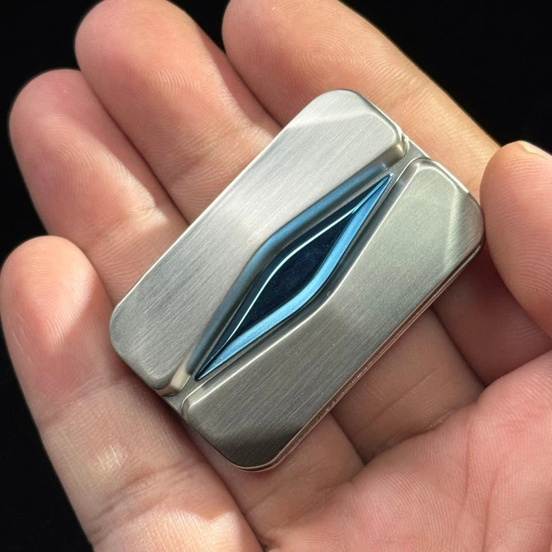 EDC Fidget Slider Future Eyes Zinc Alloy Fidget Toy Unlimited Push Haptic Slider 07FC0E-D4 - KOEEK