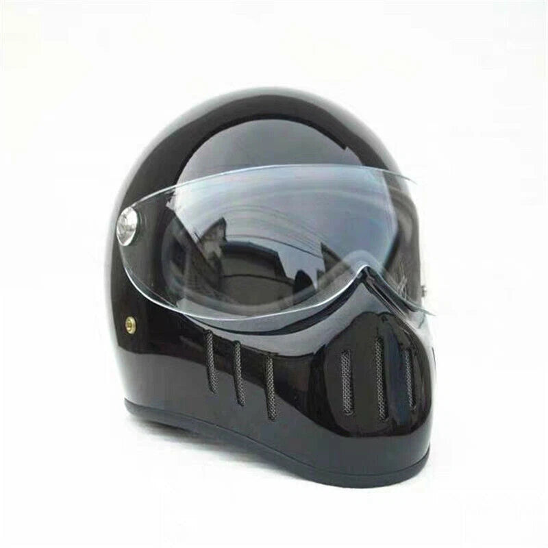 Full Face Vintage Helmet Lightweigh Anti-fog Glasses Motorcycle Helmet 07FC0E-D4 - KOEEK