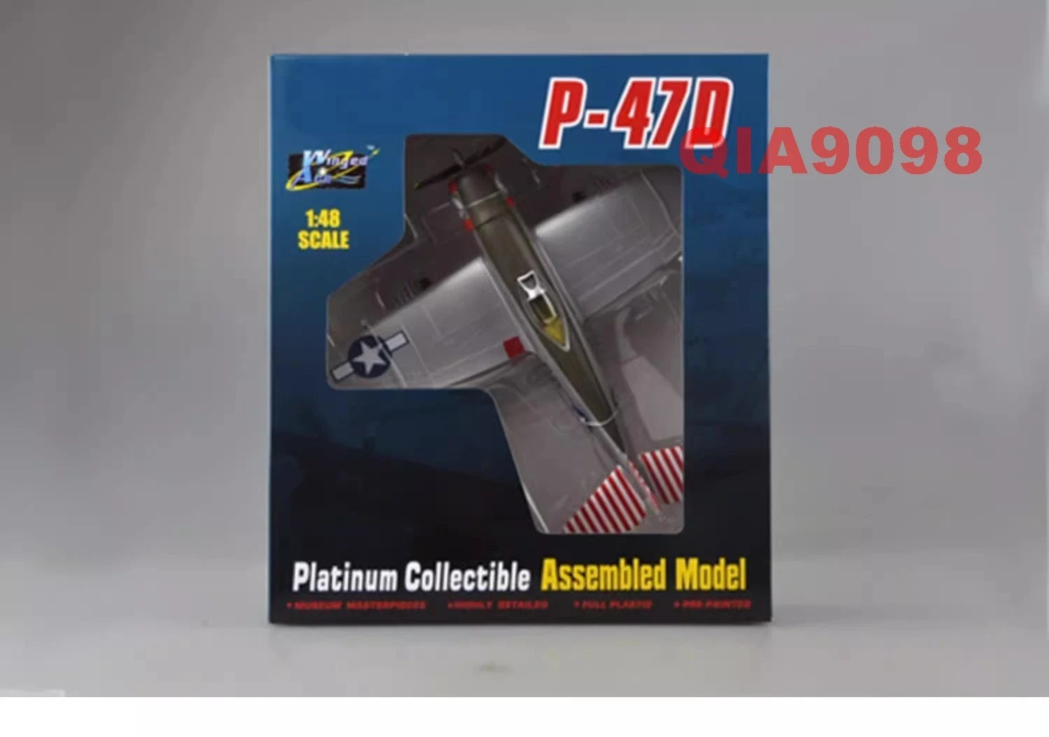 1/48 Scale WWII US P-47D No.88 527FS, 86FG Aircraft Assembled Plastic Model 07FC0E-D4 - KOEEK