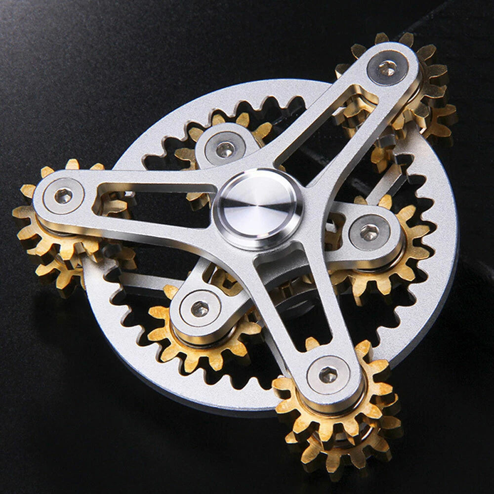 DIY Metal Gear Hand Fingertip Gyroscope Spinning Top Gearwheel Gyro EDC Toy Tool 07FC0E-D4 - KOEEK