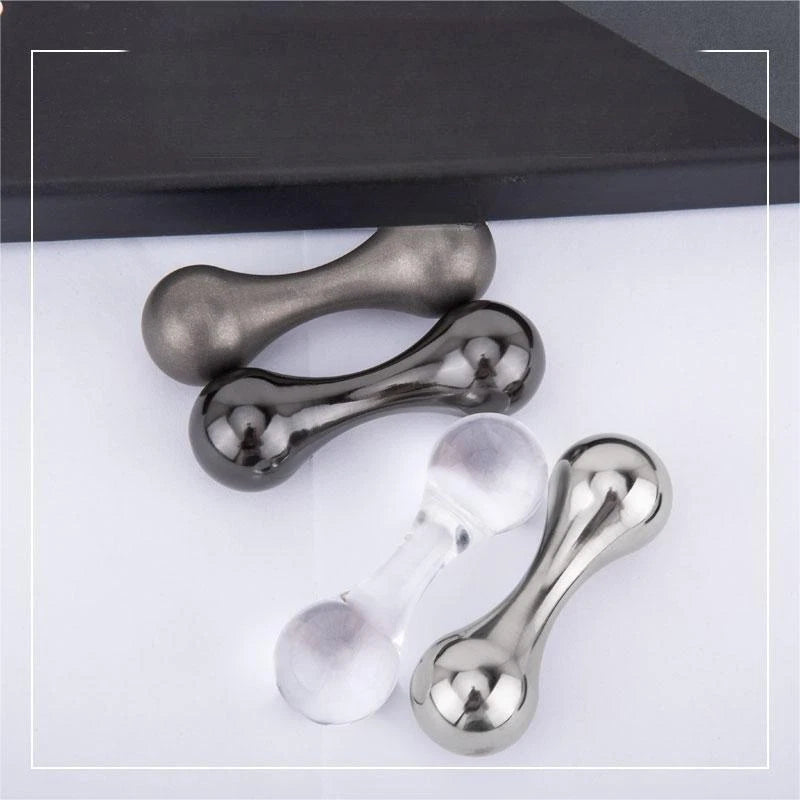 EDC Titanium Zirconium Knuckle Fidget Spinner Toy Finger Knucklebone Skill Toys 07FC0E-D4 - KOEEK