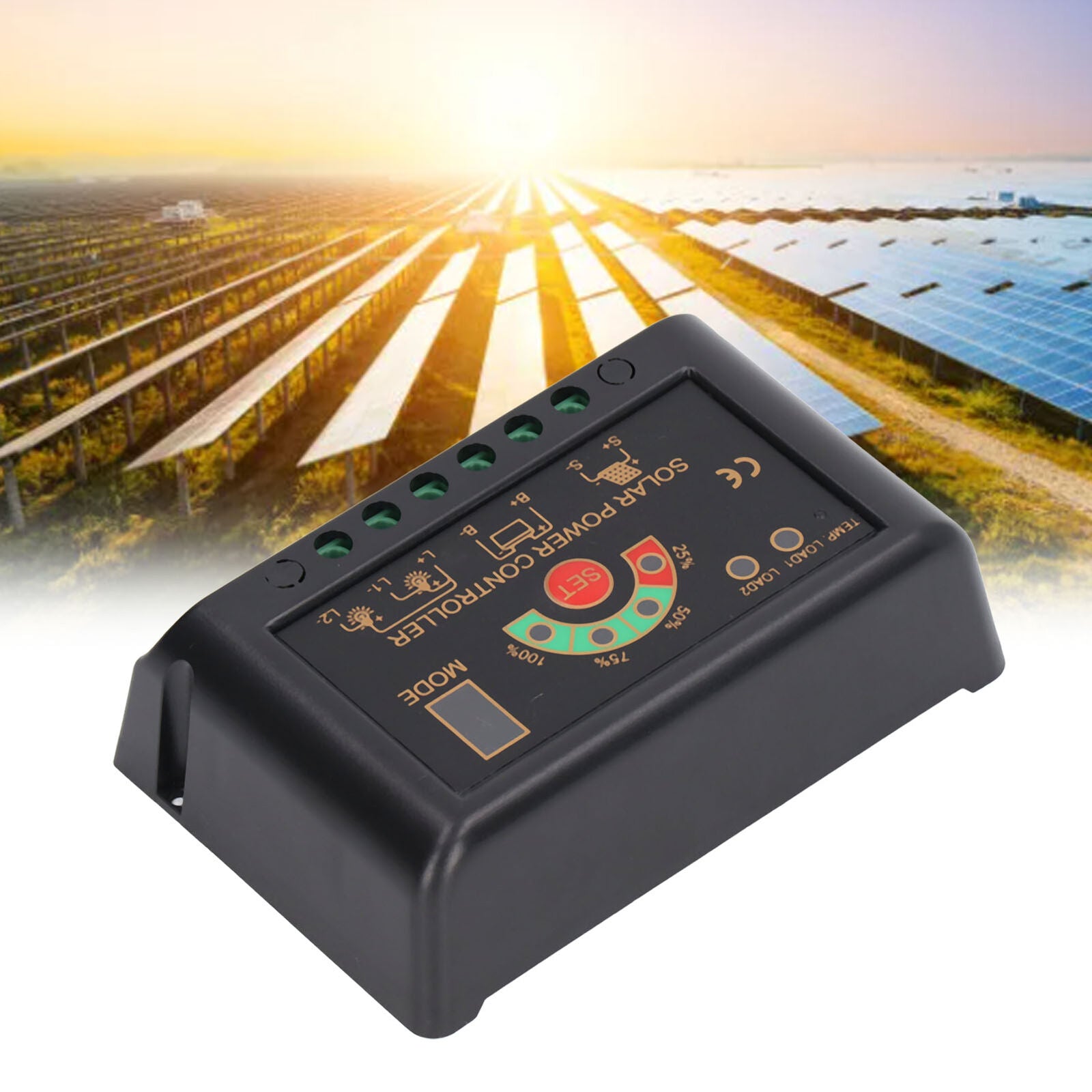 new Multifunction Solar Controller 15A SolarPanel Charging Regulator 12V 24V koeek - KOEEK