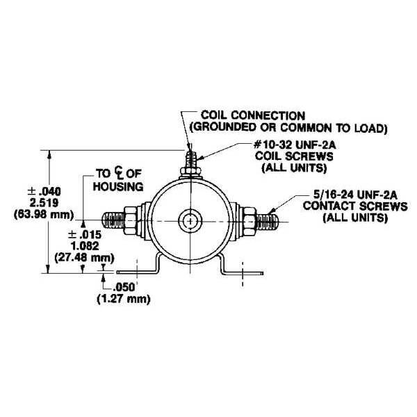 new White-Rodgers 70 120224S1 Dc Power Solenoid, Dust Resistant, 50 A, 36V Dc, WHITE-RODGERS - KOEEK