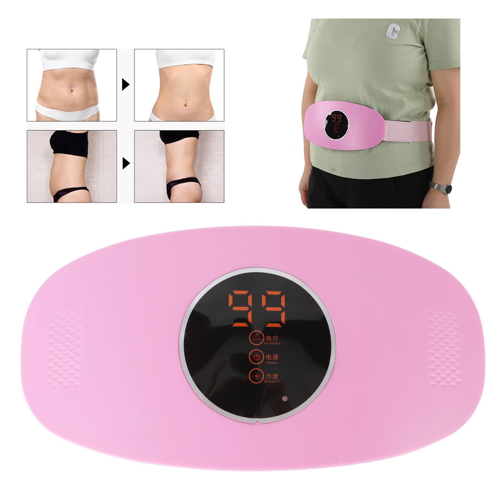 new Belly Machine Fat Burning Massage Promote Fat Breakdown Belt Machine HGF koeek - KOEEK