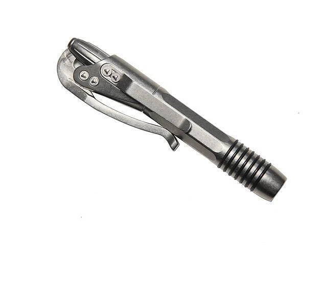 1pcs Titanium Alloy EDC Signature Pen Technology Siphon Pen Tactical Ball Pen 07FC0E-D4 - KOEEK