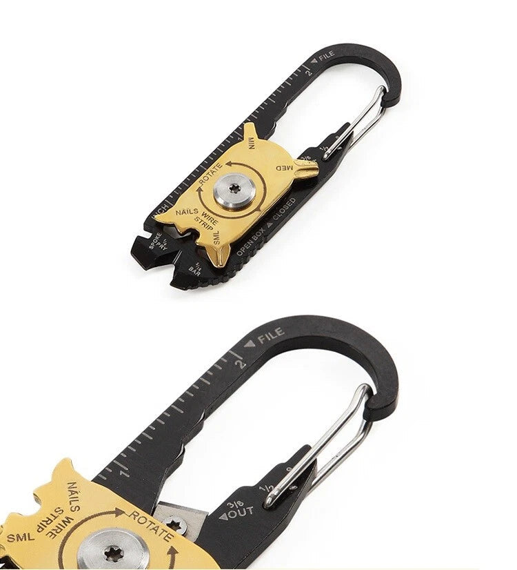 20 In 1 Mini Multifunctional Pocket Tool Portable Keychain EDC Multi-tool 07FC0E-D4 - KOEEK