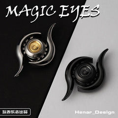 EDC Magic Eye Fidget Spinner Metal Toy Stress Relief Necklace Gift Spinning Tops 07FC0E-D4 - KOEEK