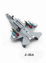 1/100 PLA J-35A  Fighter Alloy Diecast Finished Model 07FC0E-D4 - KOEEK
