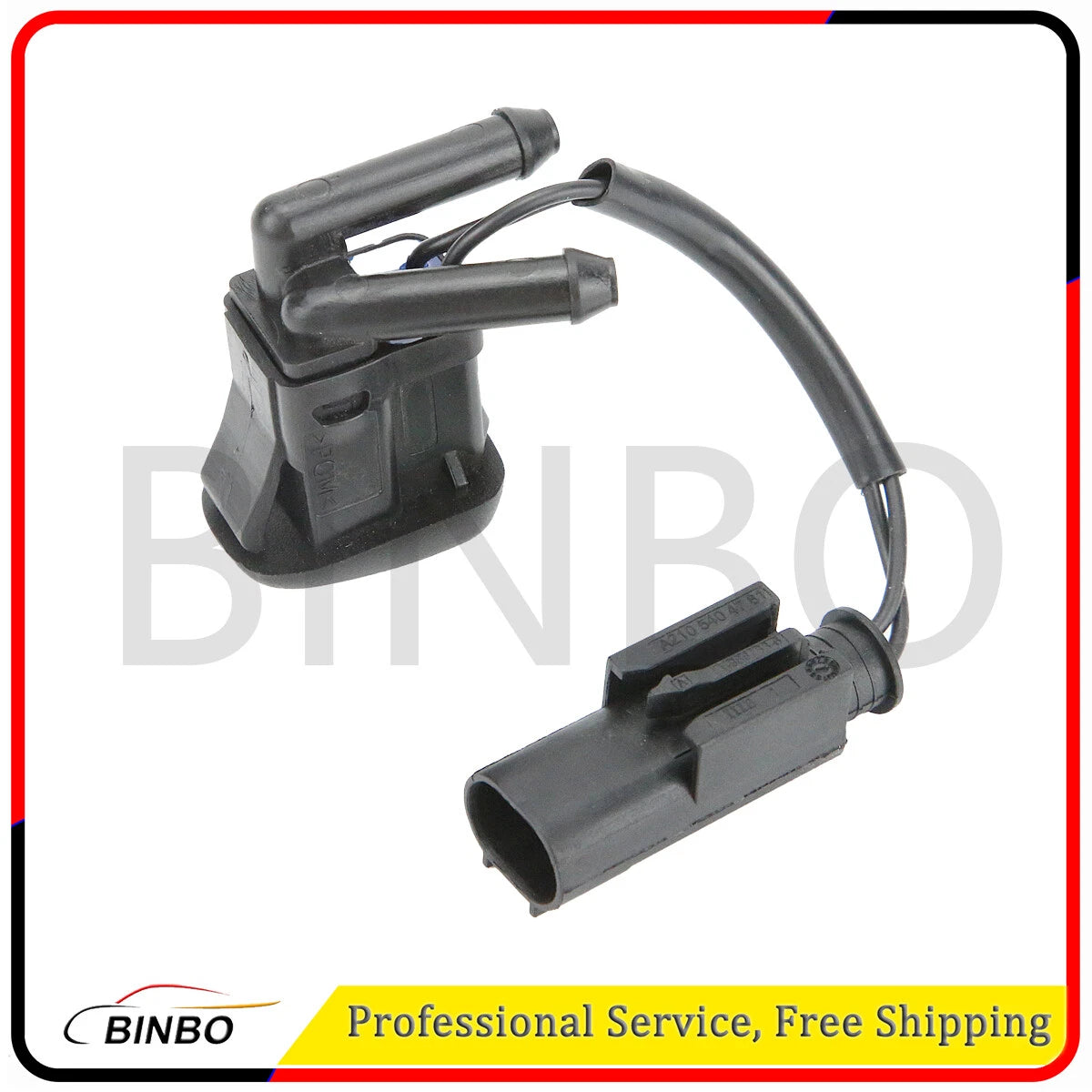 2PCS Windshield Washer Nozzles with Heating 61668361042 for 97-03 BMW 540i 4.4L 07FC0E-D4 - KOEEK