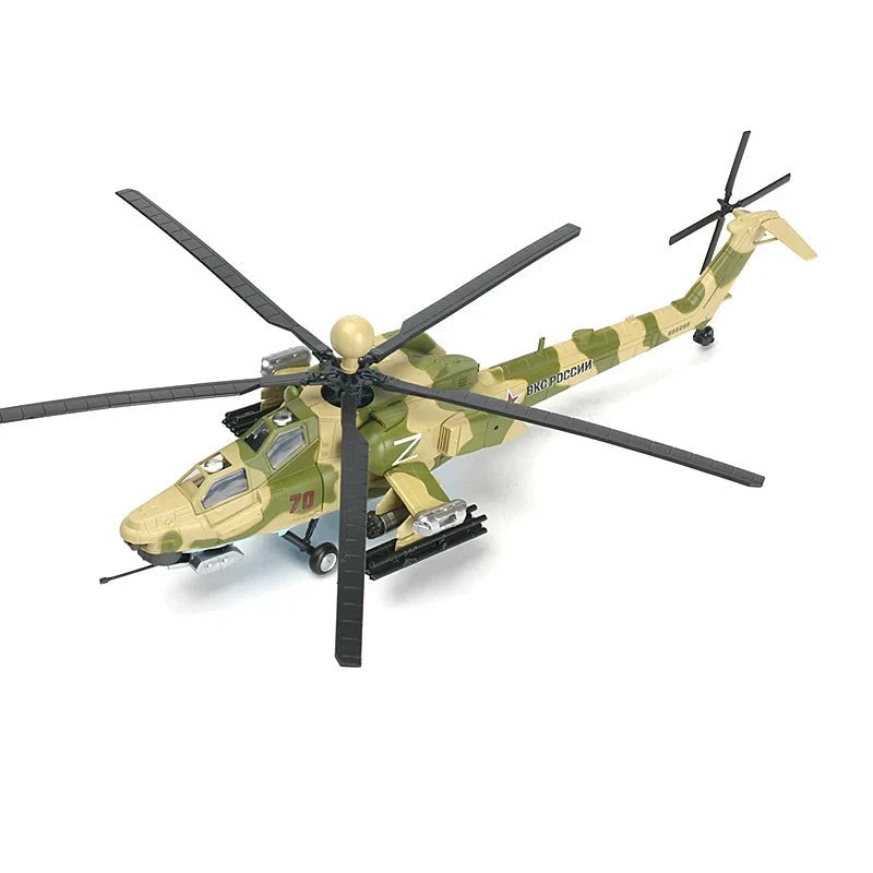 1:72 Mi-28NM Pre-Painted Super Night Hunter Attack Helicopter Model Kit 07FC0E-D4 - KOEEK