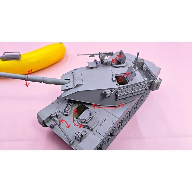 3D Printed 1/35 U.S. Stingray I Light Tank Unpainted Model Kit 07FC0E-D4 - KOEEK