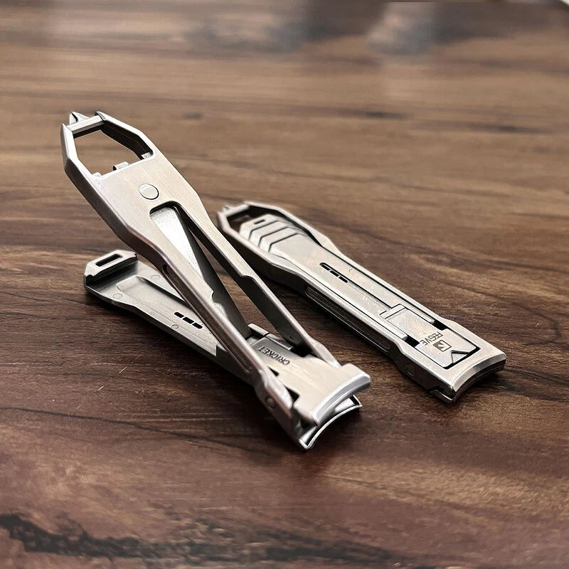 EDC 420 Powder Steel Nail Clippers Anti Splash High-end Fingernail Cutter Tool 07FC0E-D4 - KOEEK
