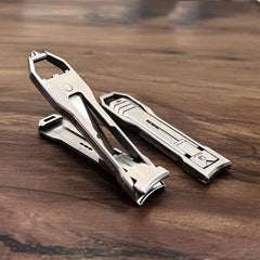 EDC 420 Powder Steel Nail Clippers Anti Splash High-end Fingernail Cutter Tool 07FC0E-D4 - KOEEK