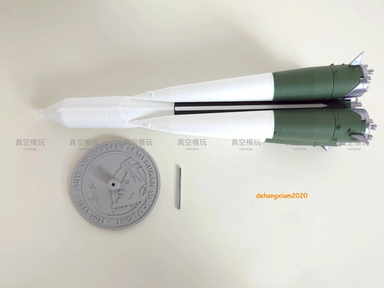 1/144 R-7/Восток/Voskhod Carrier Rocket Dongfang Spacecraft Static Model Gifts 07FC0E-D4 - KOEEK
