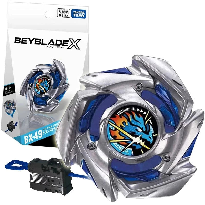Takara Tomy Dran Strike 4-50FF Booster Burst Beyblade X w Launcher BX49 Official TAKARA - KOEEK