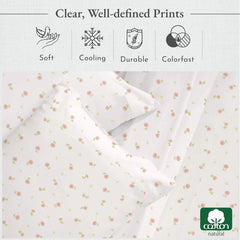 California Design Queen Bedding Set  Natural Cotton Sheets 07FC0E-D4 - KOEEK