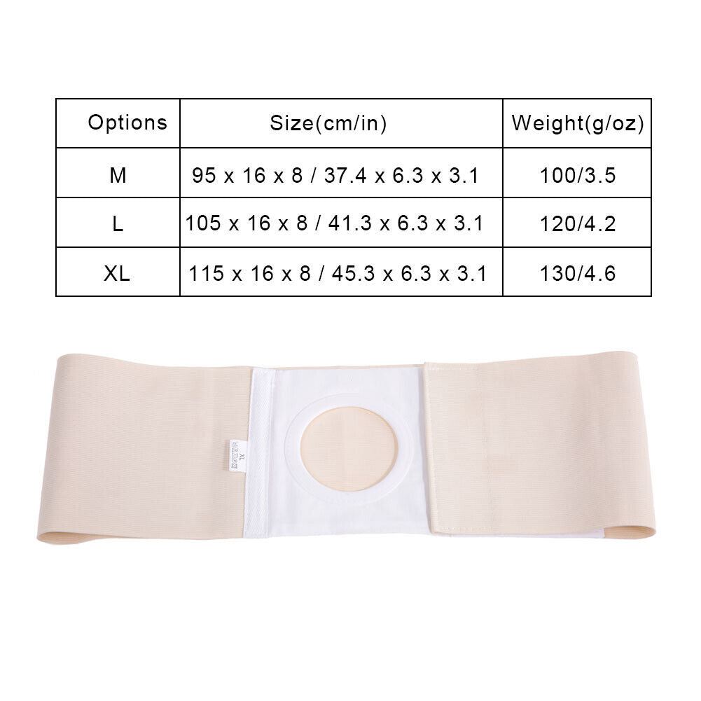 new Medical Ostomy Belt Unisex Ostomy Hernia Support Belt Abdominal  Brace koeek - KOEEK