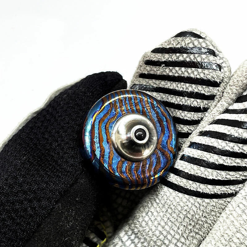 Hot Titanium Timascus Super Precision Toy Spinning Top Professional Ceramic Bead 07FC0E-D4 - KOEEK