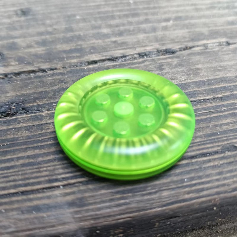 Amber PEI Material Fidget Slider Coin Adult EDC Sensory Toy Autism Anti Stress 07FC0E-D4 - KOEEK