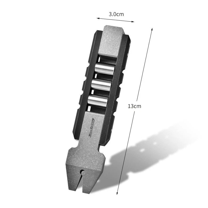 Titanium Alloy Decompression Outdoor Multifunctional EDC Survival Tool Gifts 07FC0E-D4 - KOEEK