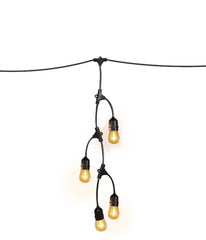 (2 Sets) 12ft LED FENCE STRING LIGHTS -Linkable-Outdoor- Heavy Duty -All Weather 07FC0E-D4 - KOEEK