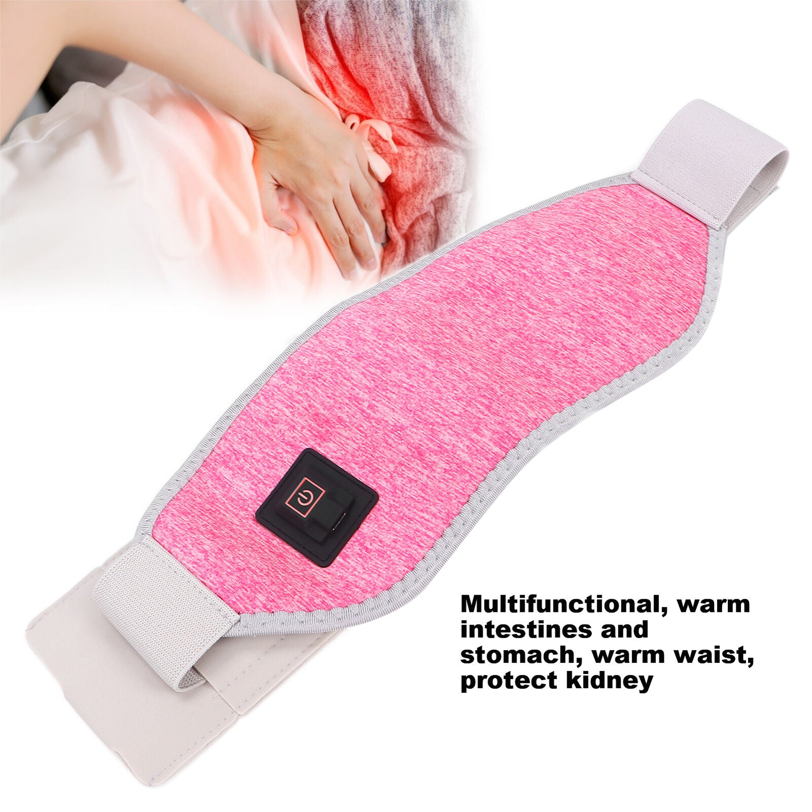 new Electric Heating Abdominal Menstrual Pad Belt For Period Pain Relief Cramp HGF koeek - KOEEK