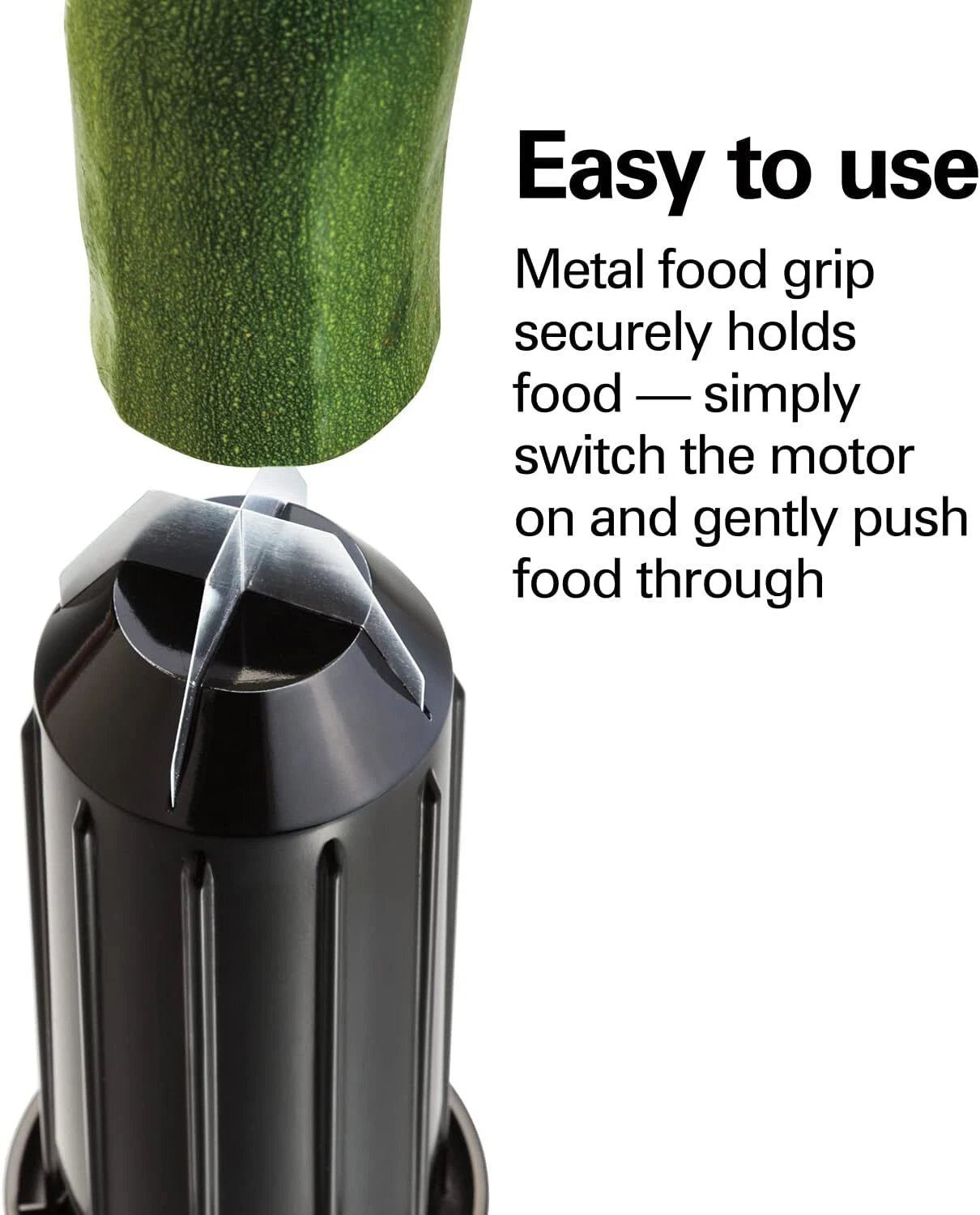 3-in-1 Electric Vegetable Spiralizer with 3 Cutting Cones, 6 Cups, Blac 07FC0E-D4 - KOEEK
