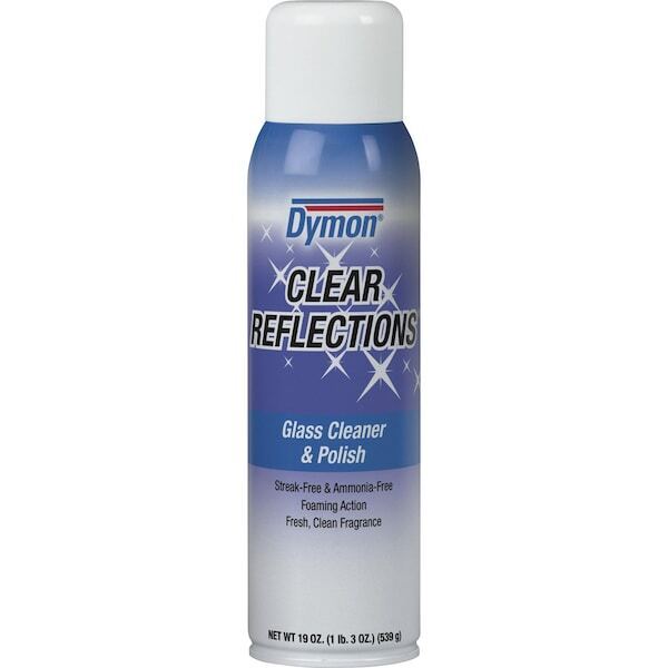 ny ITW Dymon 38520 Clear Reflections Mirror &amp; Glass Cleaner 20oz Aerosol