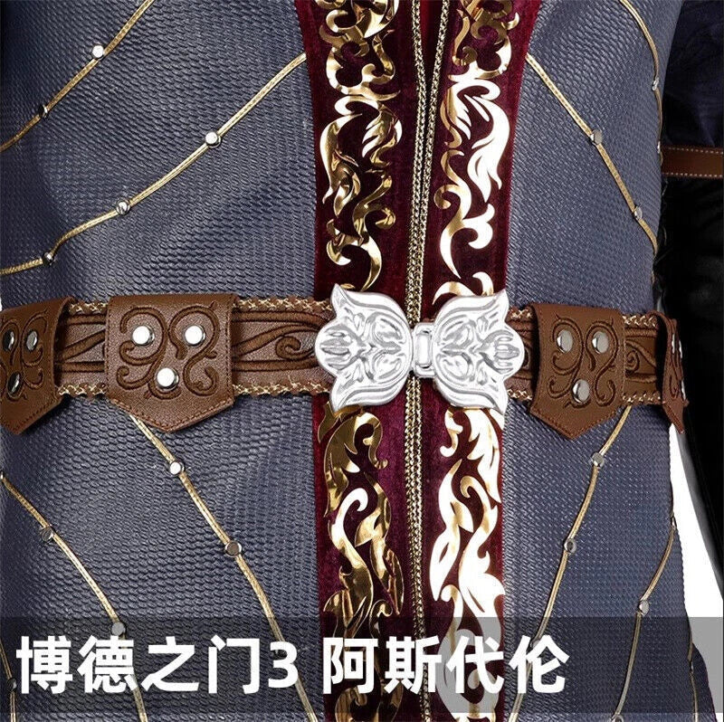 Baldur's Gate 3 Astarion Carnival Outfits Middle Ages Costumes Cosplay Game Suit 07FC0E-D4 - KOEEK