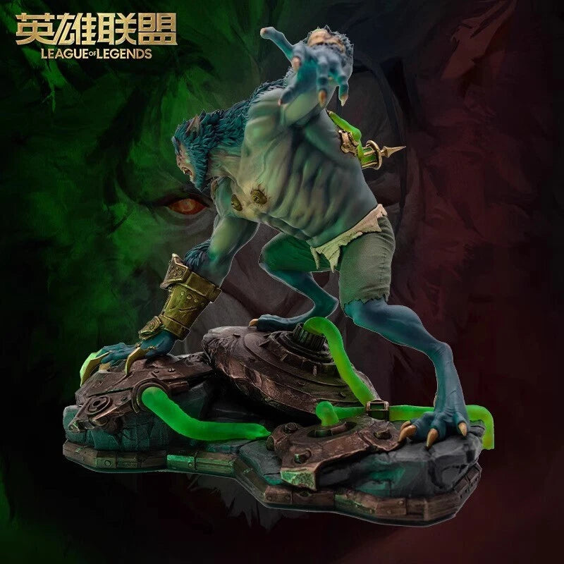 官方 1:7 League of Legends Warwick Figure The Uncaged Wrath of Zaun Model Collect 07FC0E-D4 - KOEEK