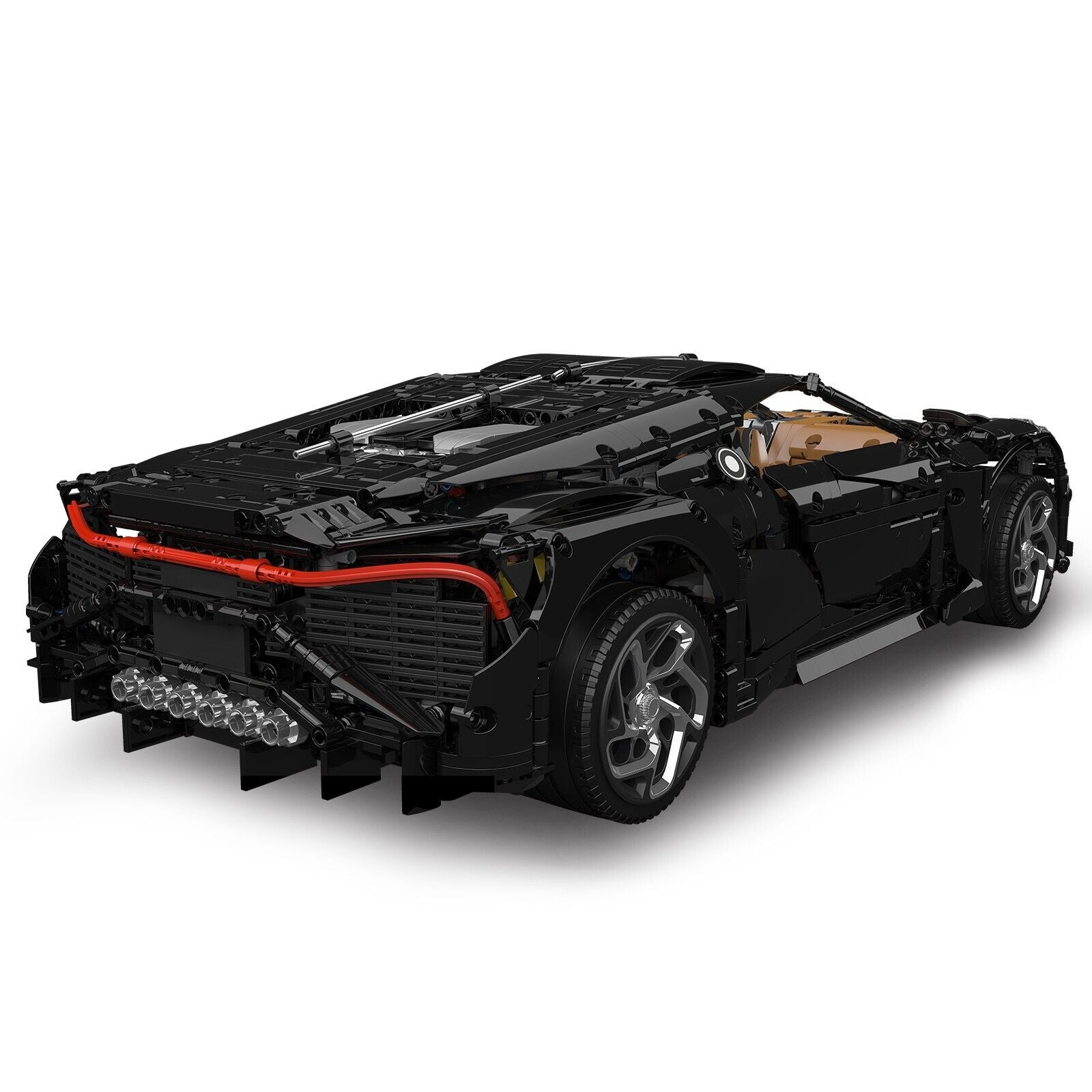 new Mould King 13163 Black Lacquer Racing Super Car RC Model Building Block Toy MOC MOULD KING - KOEEK